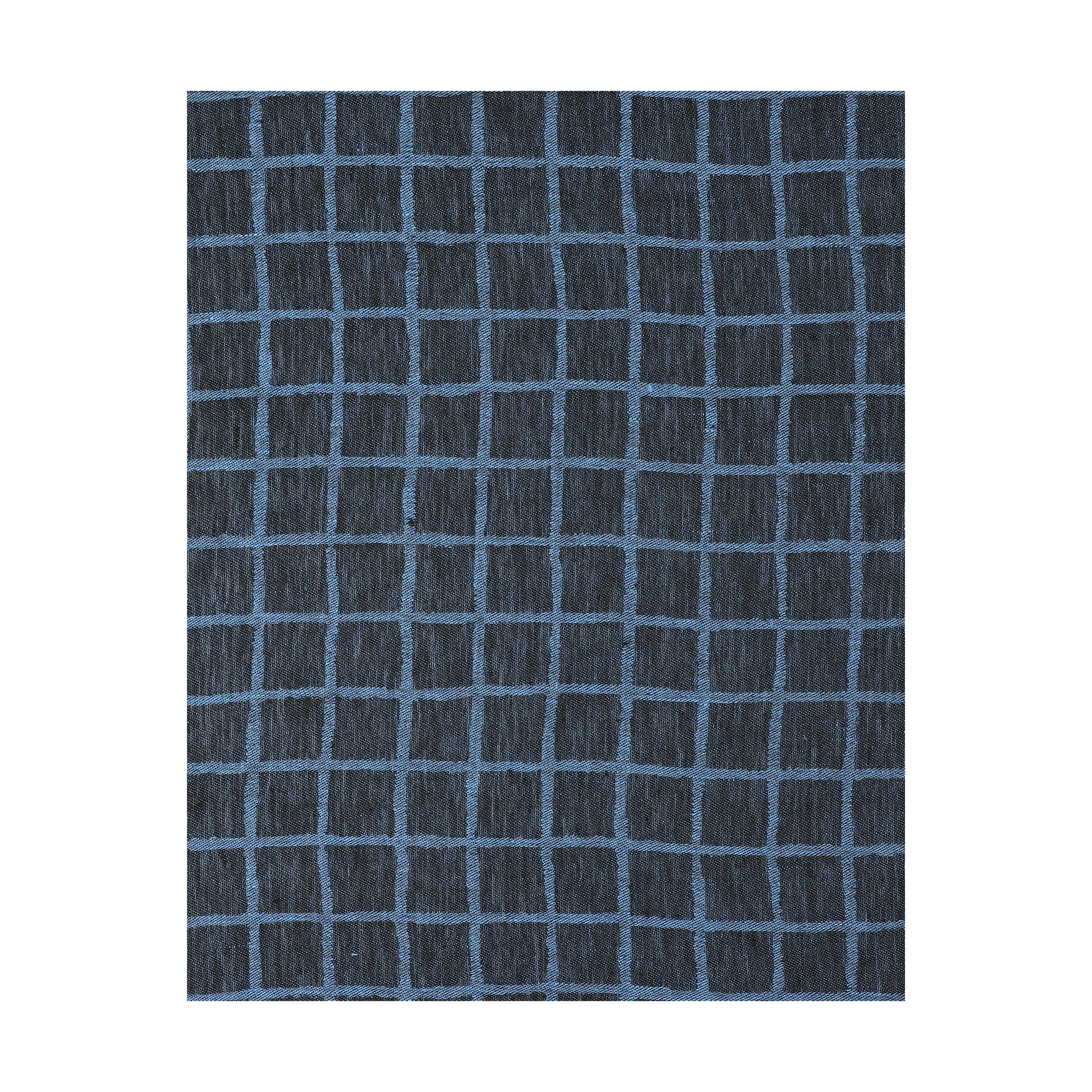 Rutig jacquard-woven table cloth 147x250 cm, Blue-black Fine Little Day