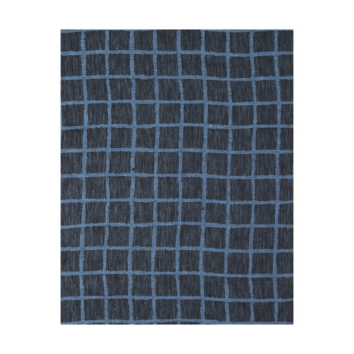 Fine Little Day Rutig jacquard-woven table cloth 147x250 cm Blue-black