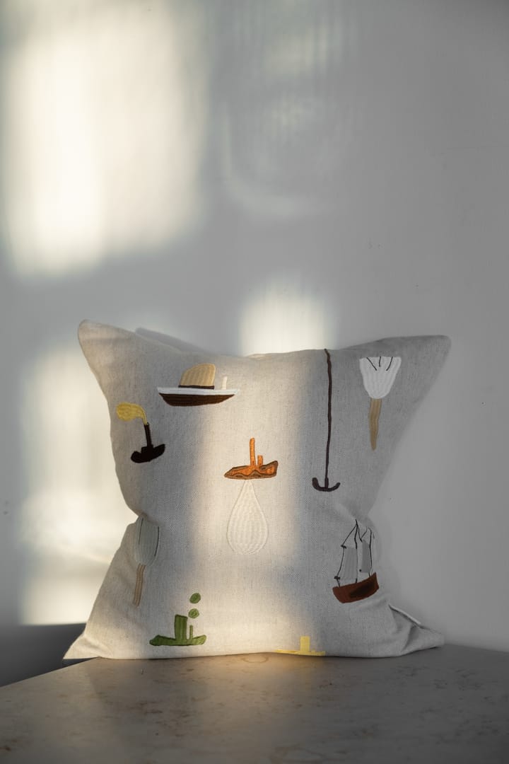 Sail With Me cushion cover 48x48 cm - grey - Fine Little Day