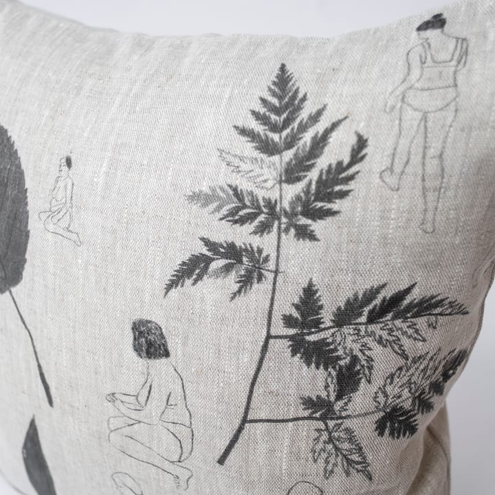 Saltholmen cushion cover 48x48 cm - nature-black - Fine Little Day
