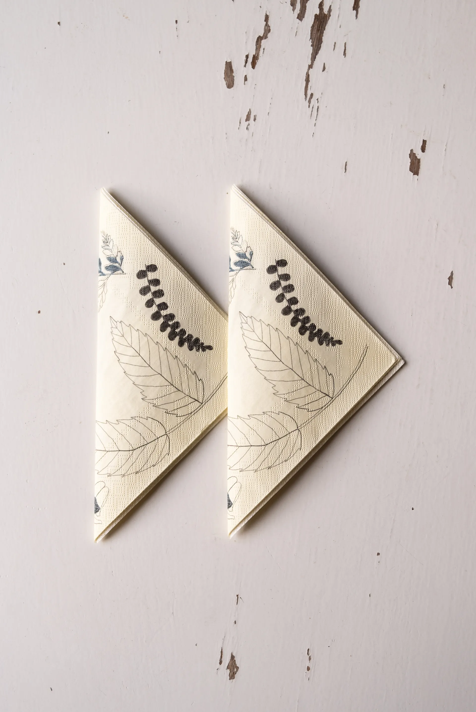 Saltholmen napkin 25 pack, Yellow-grey Fine Little Day