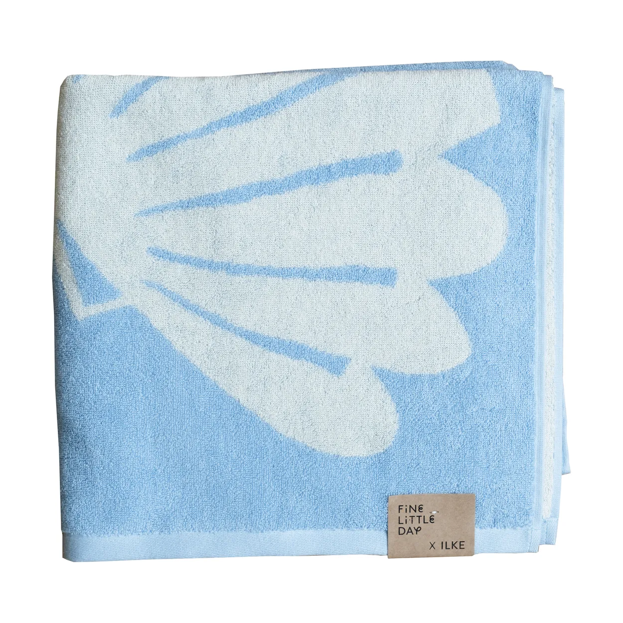 Fine Little Day Snäcka bath towel 70x140 cm Blue | Scandinavian Design | Bath towels | Blue