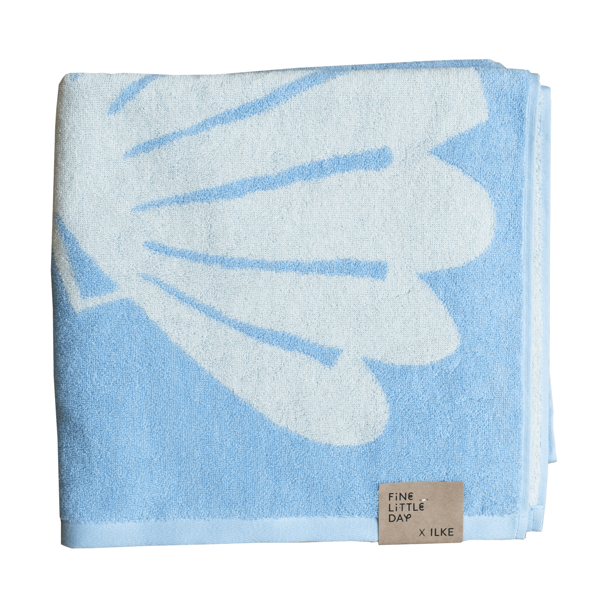 Fine Little Day Snäcka bath towel 70x140 cm Blue | Scandinavian Design | Bath towels | Blue