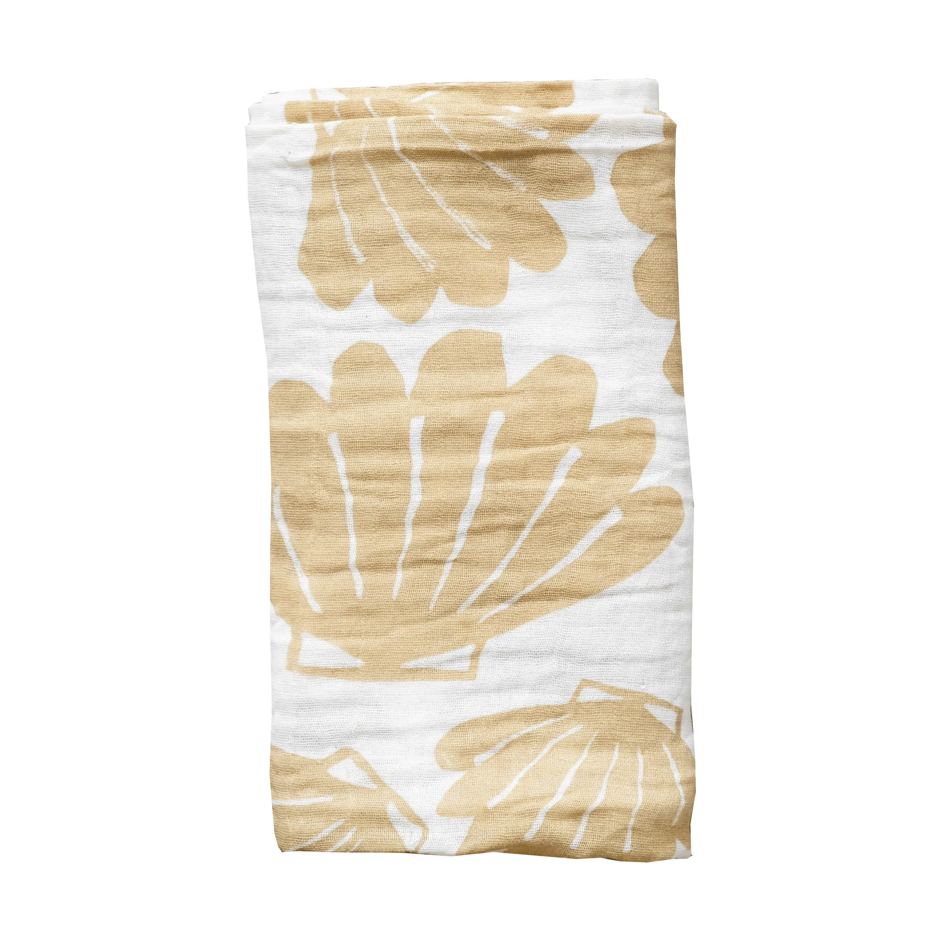 Snäcka muslin throw 120x120 cm, Sand Fine Little Day