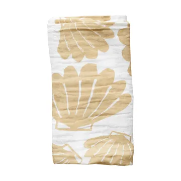 Snäcka muslin throw 120x120 cm - Sand - Fine Little Day