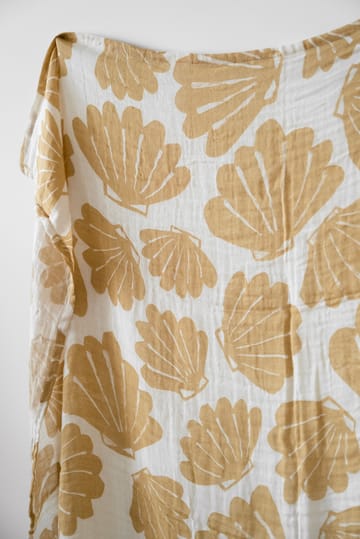 Snäcka muslin throw 120x120 cm - Sand - Fine Little Day