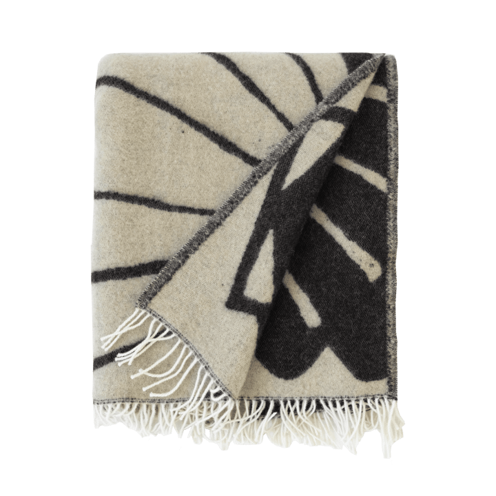 Snäcka throw 130x190 cm - Coal-Beige - Fine Little Day