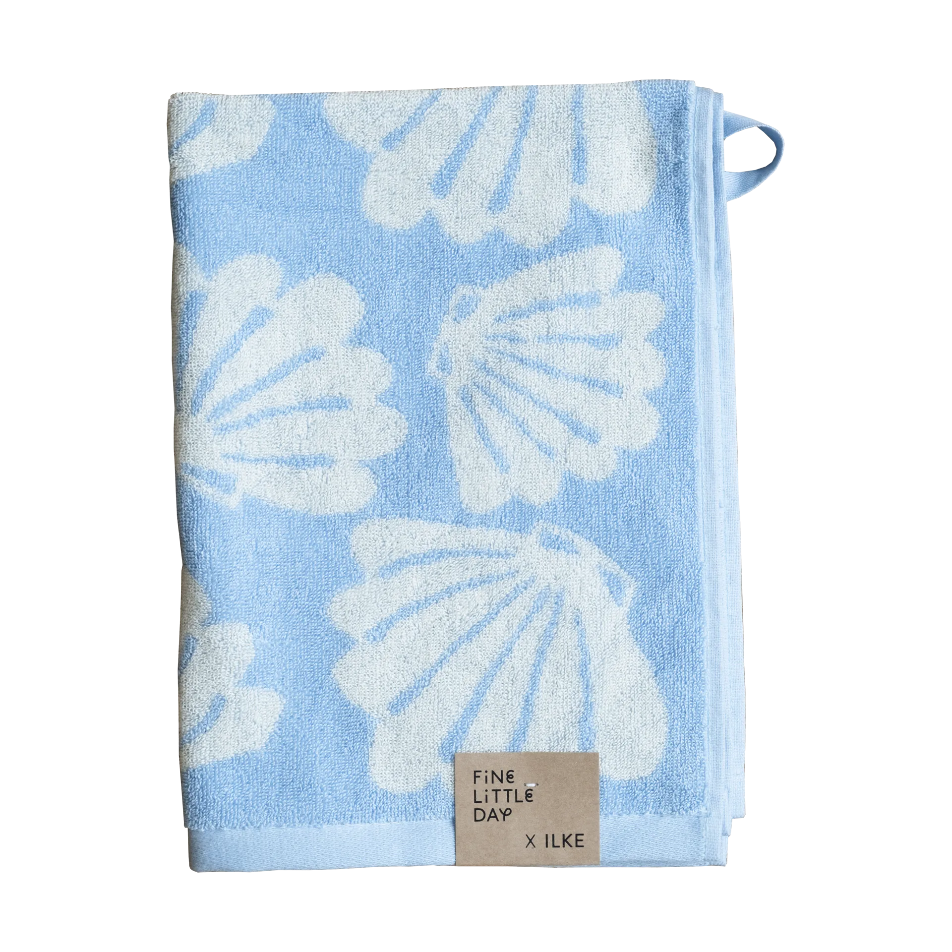 Snäcka towel 50x70 cm, Blue Fine Little Day