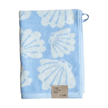Snäcka towel 50x70 cm - Blue - Fine Little Day