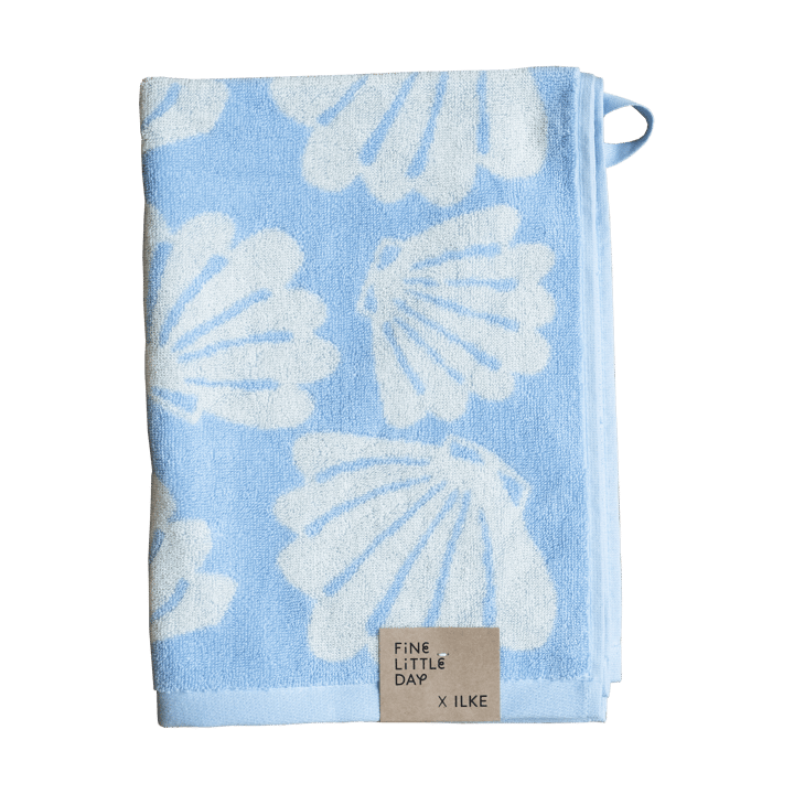 Snäcka towel 50x70 cm - Blue - Fine Little Day