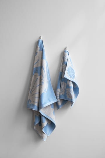 Snäcka towel 50x70 cm - Blue - Fine Little Day