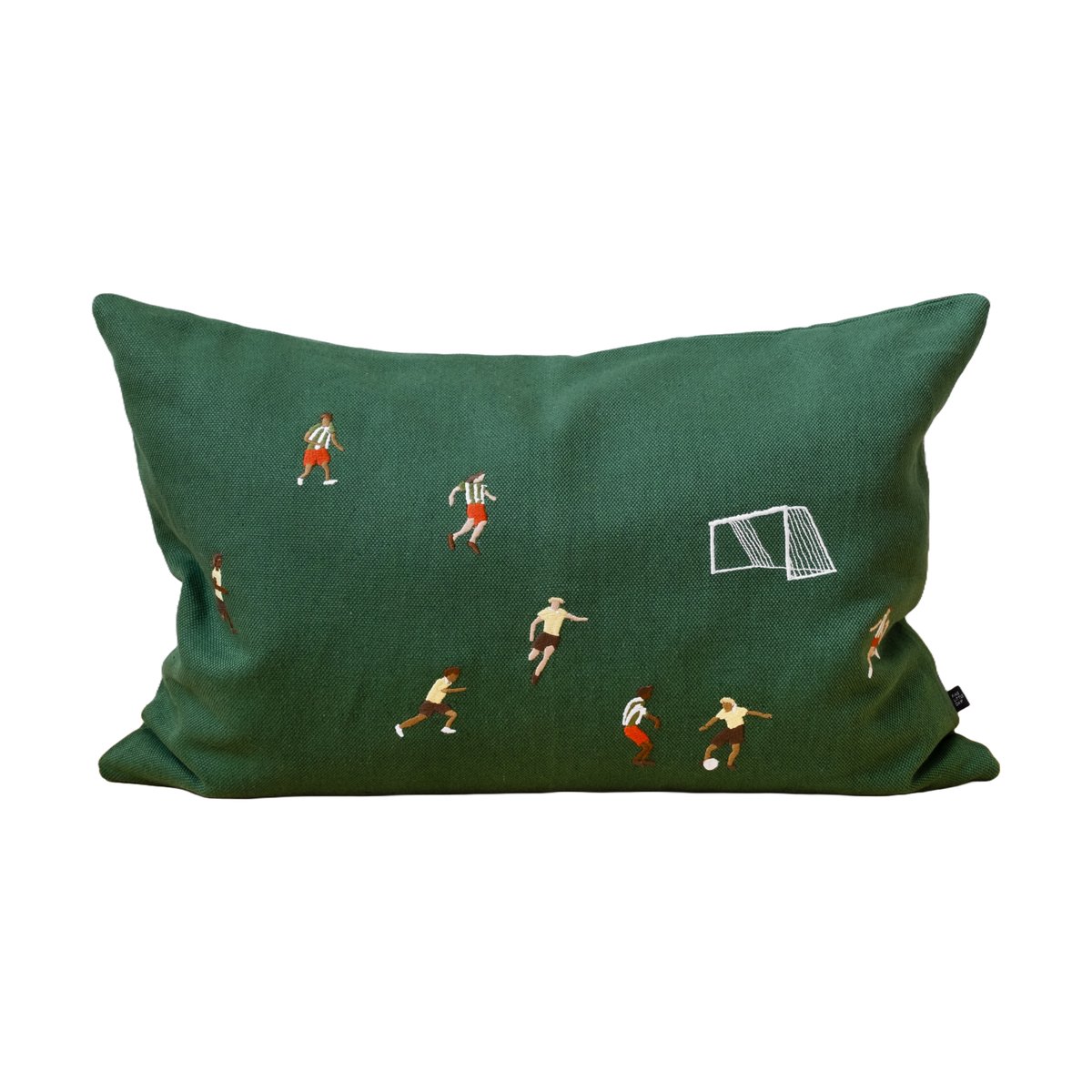 Fine Little Day Soccer footboll pillowcase 58x38 cm Green