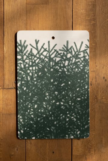 Spruce tree cutting board 21x31 cm - White-green - Fine Little Day
