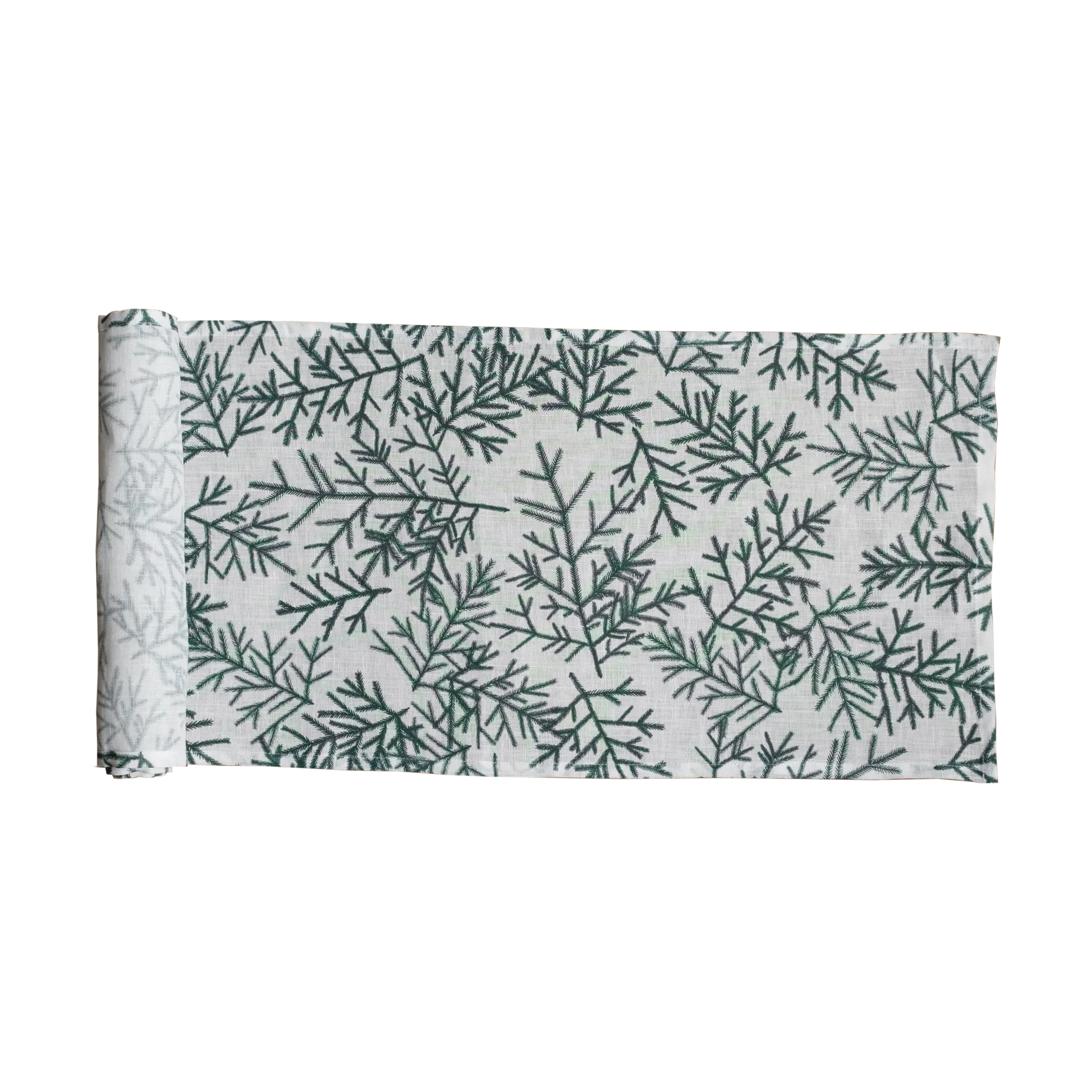 Spruce tree runner, White-green Fine Little Day