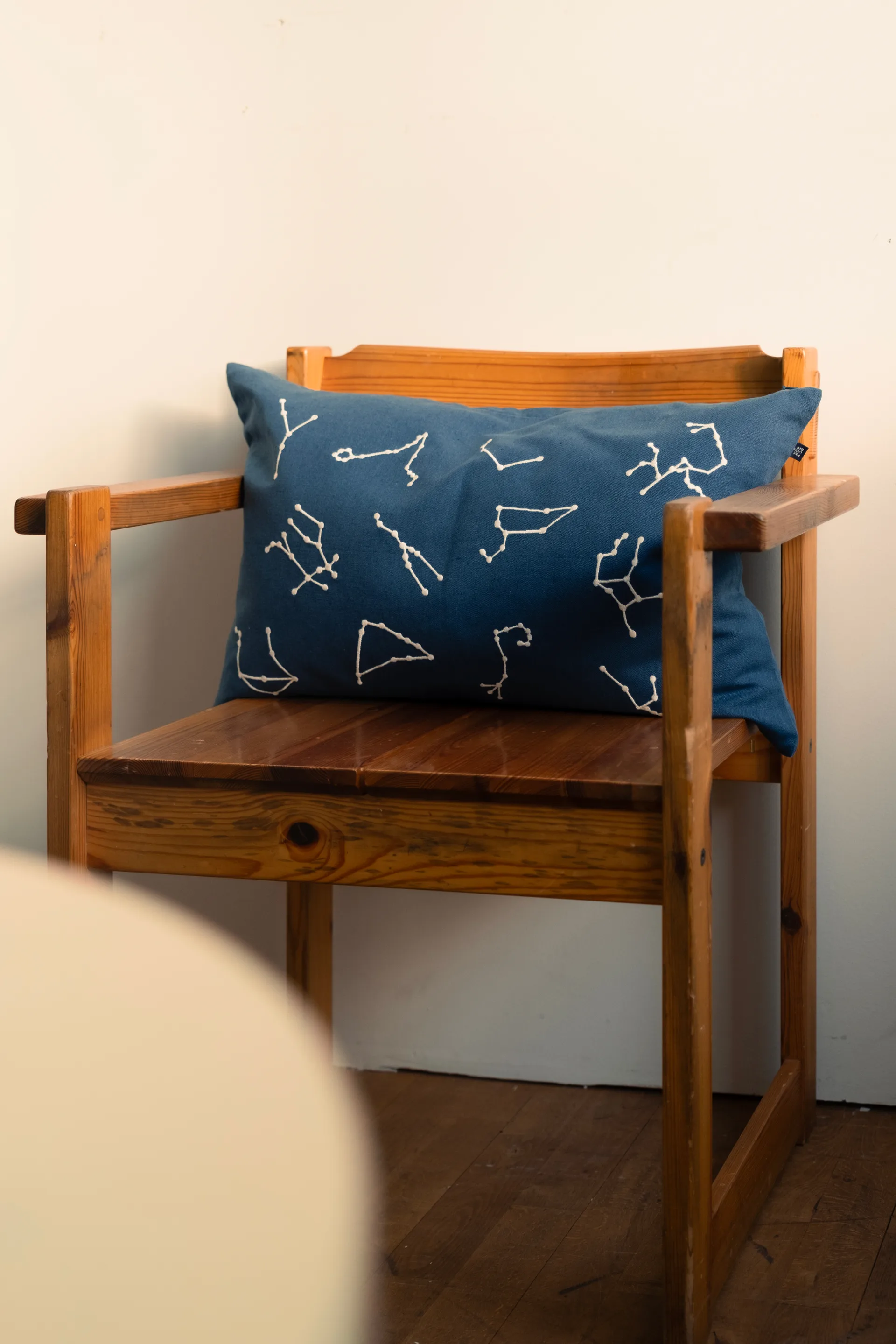 Star sign cushion cover 38x58 cm, Blue-White Fine Little Day