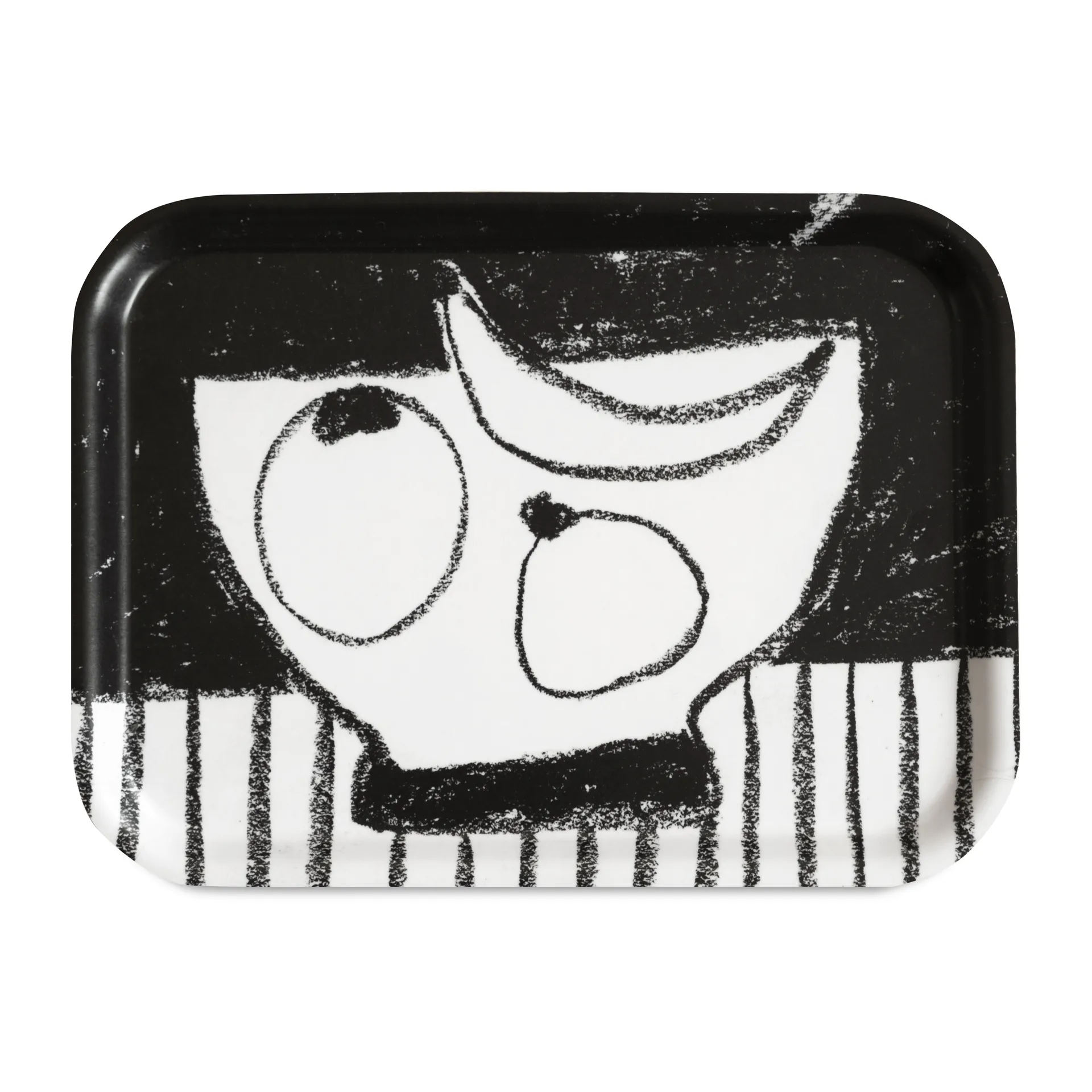 Stilleben tray 20x27 cm, Black-white Fine Little Day