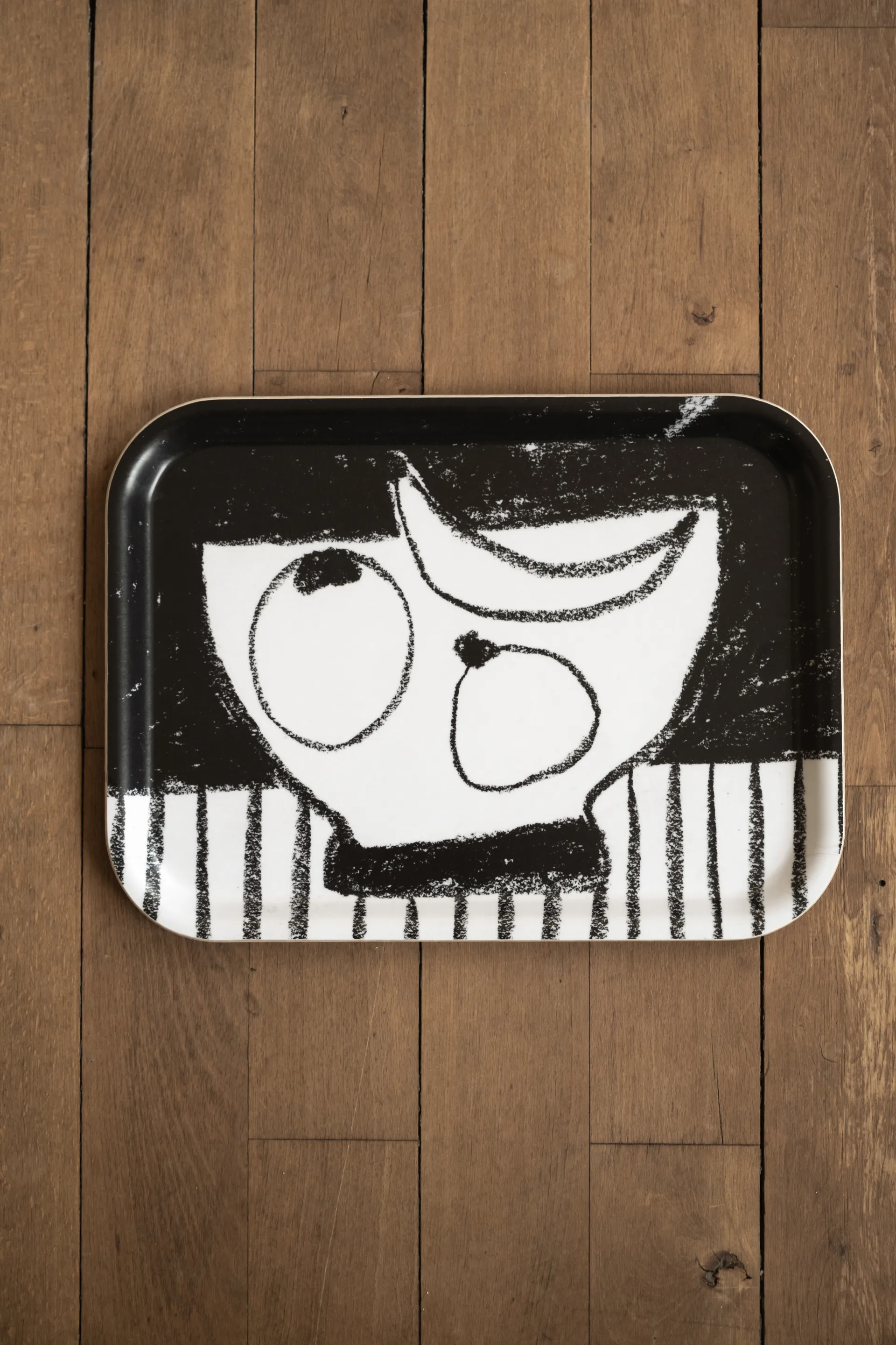 Stilleben tray 20x27 cm, Black-white Fine Little Day