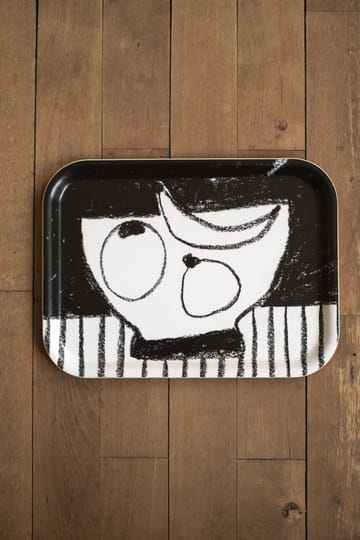 Stilleben tray 20x27 cm - Black-white - Fine Little Day