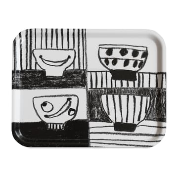 Stilleben tray 33x43 cm - Black-white - Fine Little Day