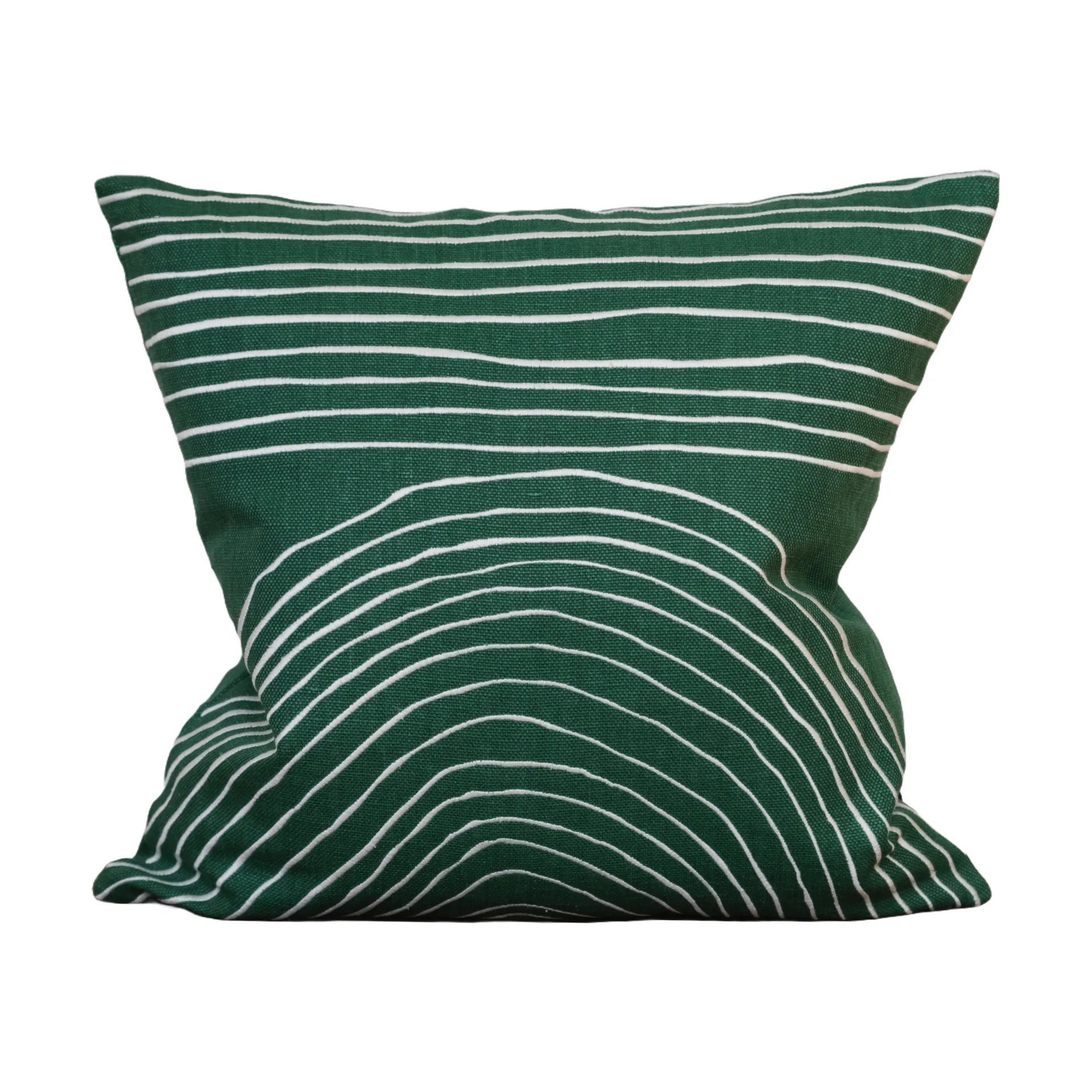 Straw cushion cover 48x48 cm, Green Fine Little Day