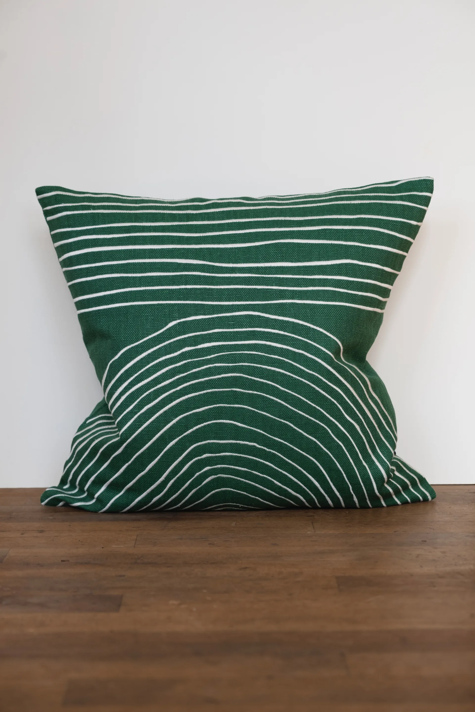 Straw cushion cover 48x48 cm, Green Fine Little Day