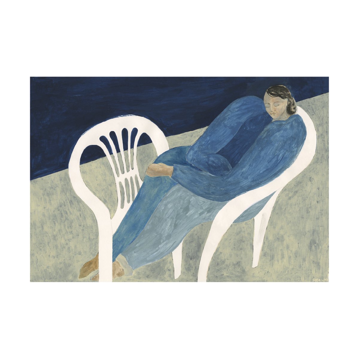 Fine Little Day Summer evening poster 50x70 cm | Scandinavian Design | Posters | Blue