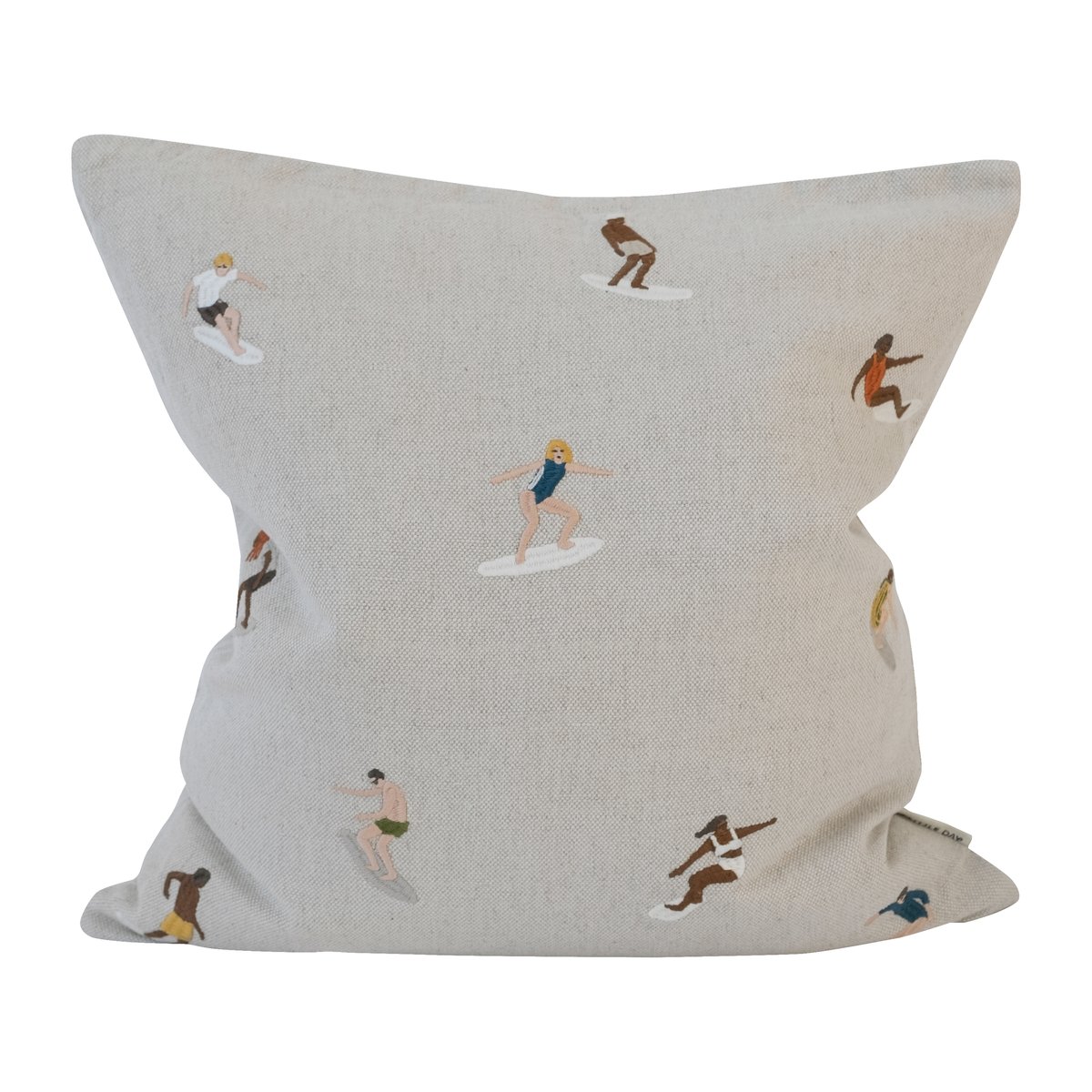 Fine Little Day Surfers pillowcase 48x48 cm Natural