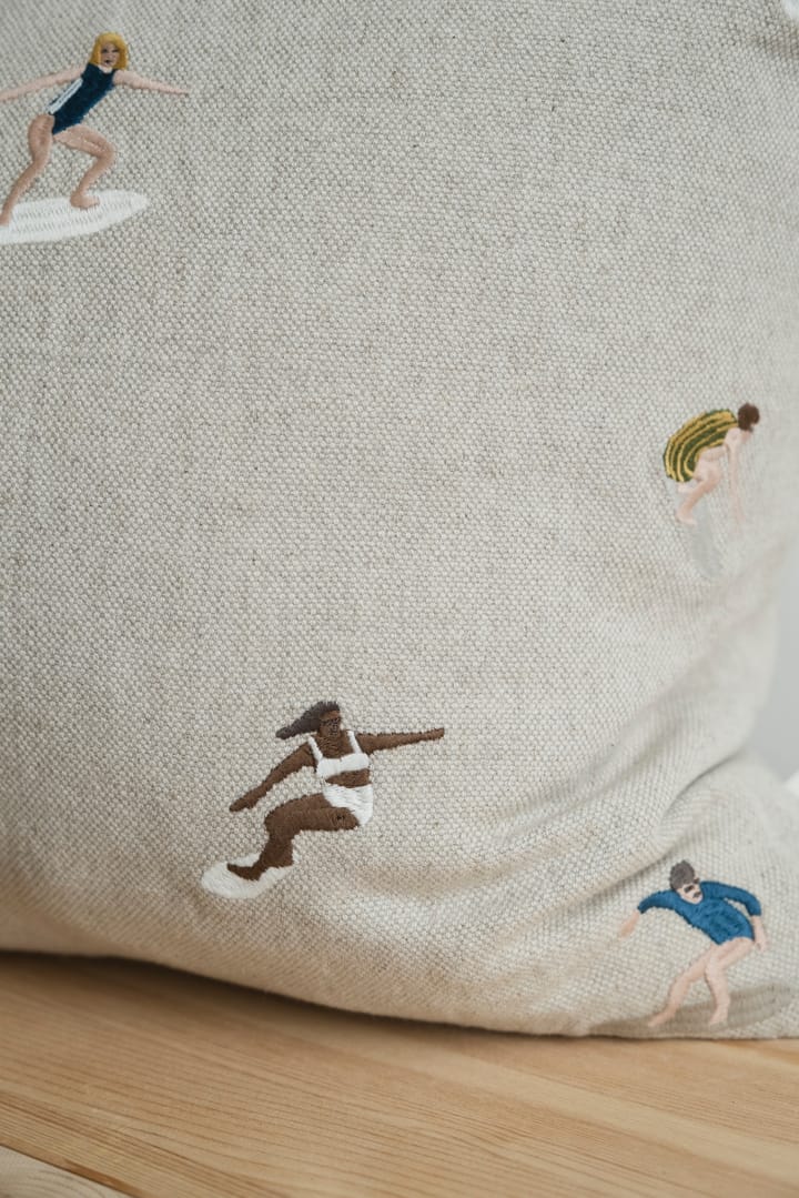 Surfers pillowcase 48x48 cm - Natural - Fine Little Day