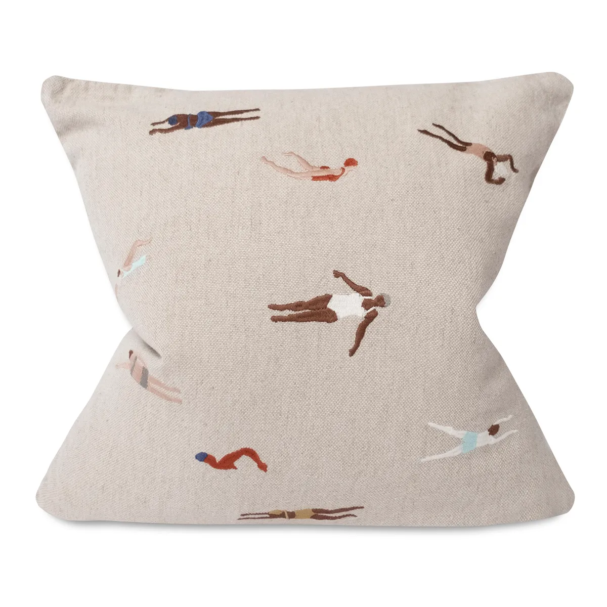 Fine Little Day Swimmers cushion cover 48x48 cm beige