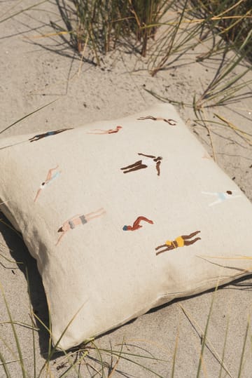 Swimmers cushion cover 48x48 cm - beige - Fine Little Day