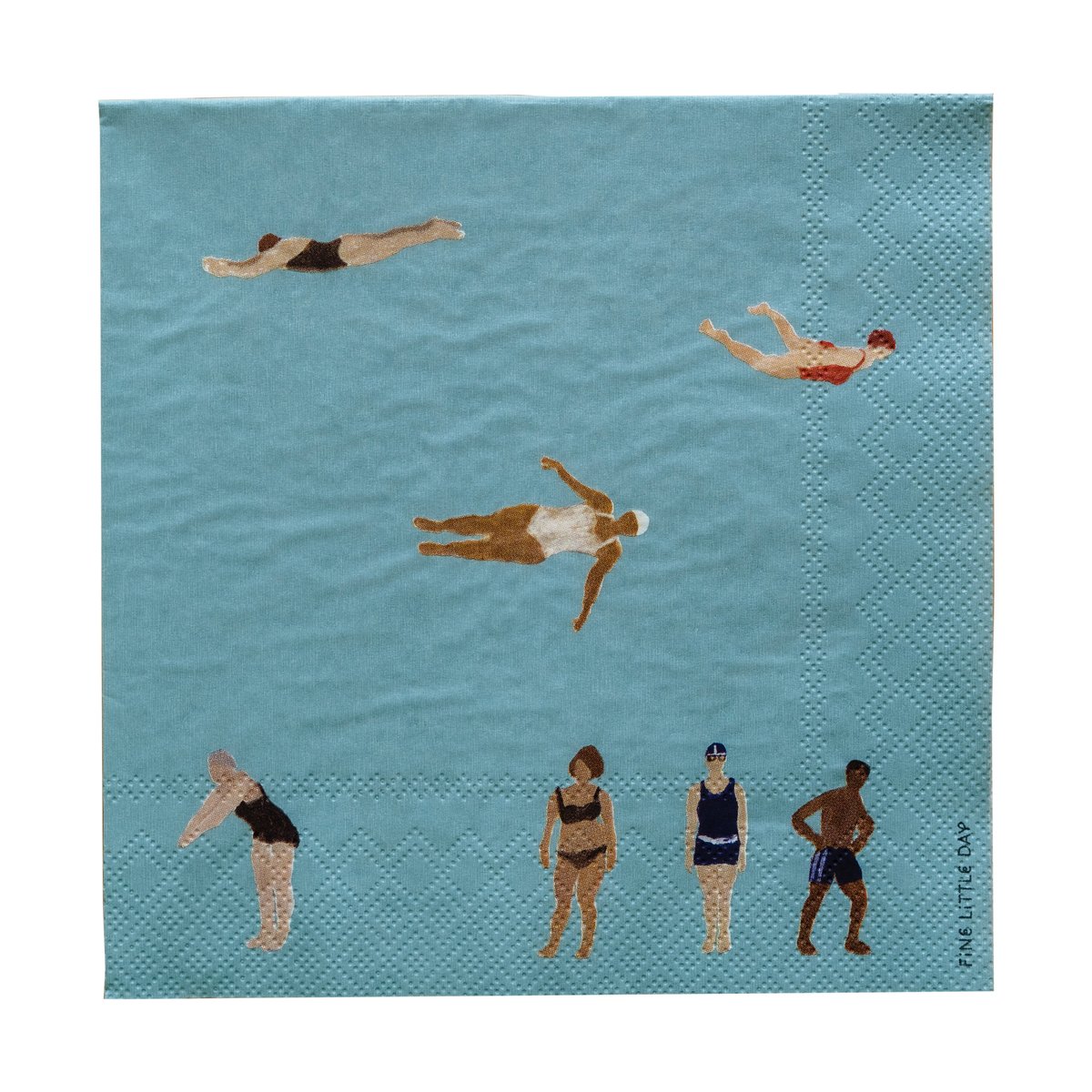 Fine Little Day Swimmers paper napkins 33x33 cm 25-pack Multi