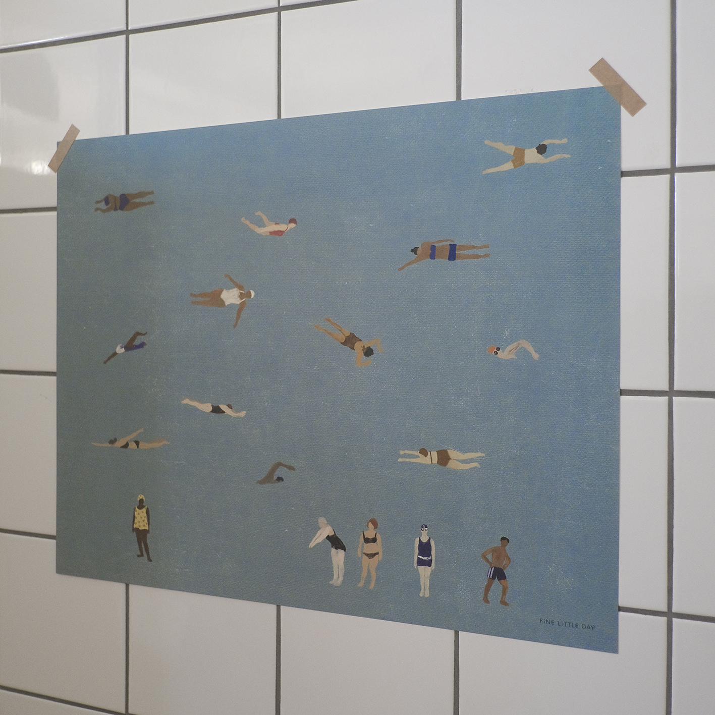 Swimmers poster from Fine Little Day - NordicNest.com