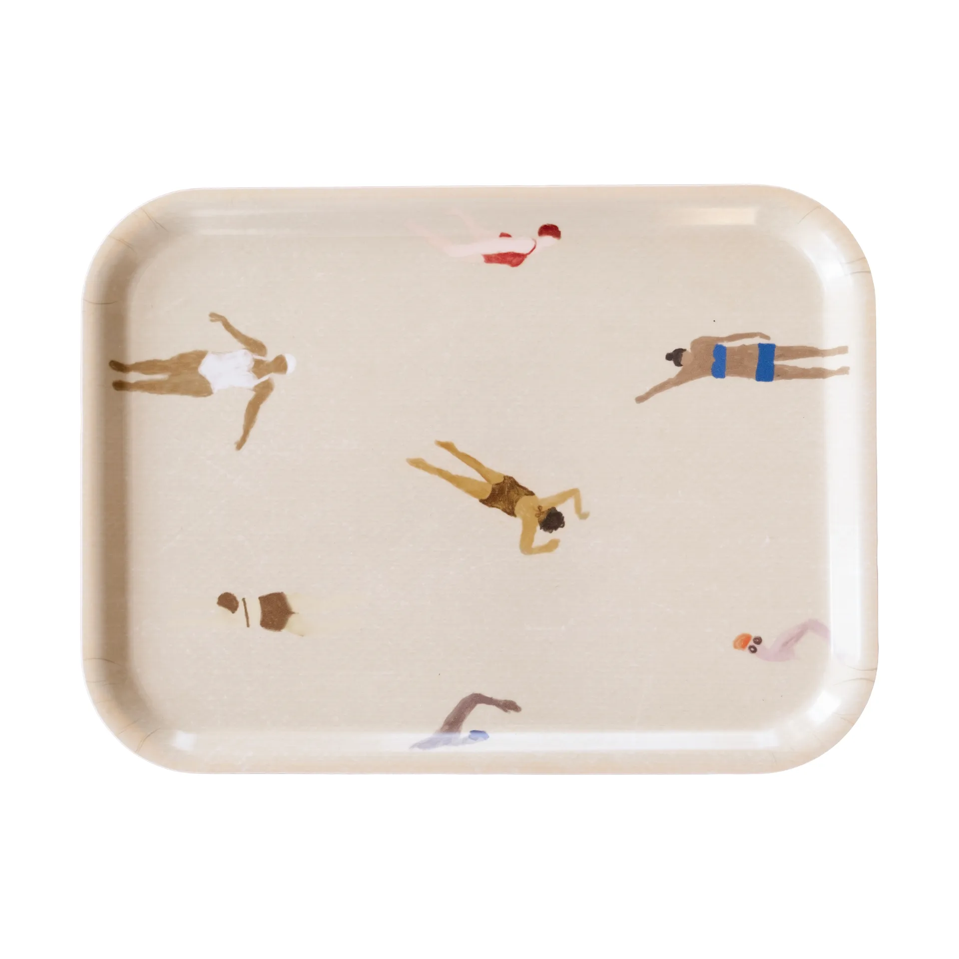 Swimmers tray 20x27 cm, Beige Fine Little Day