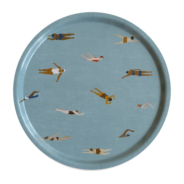 Swimmers tray Ø38 cm - Blue - Fine Little Day