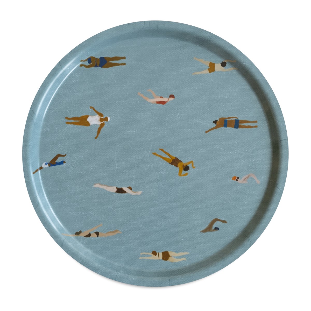Fine Little Day Swimmers tray o38 cm Blue | Scandinavian Design | Trays | Blue