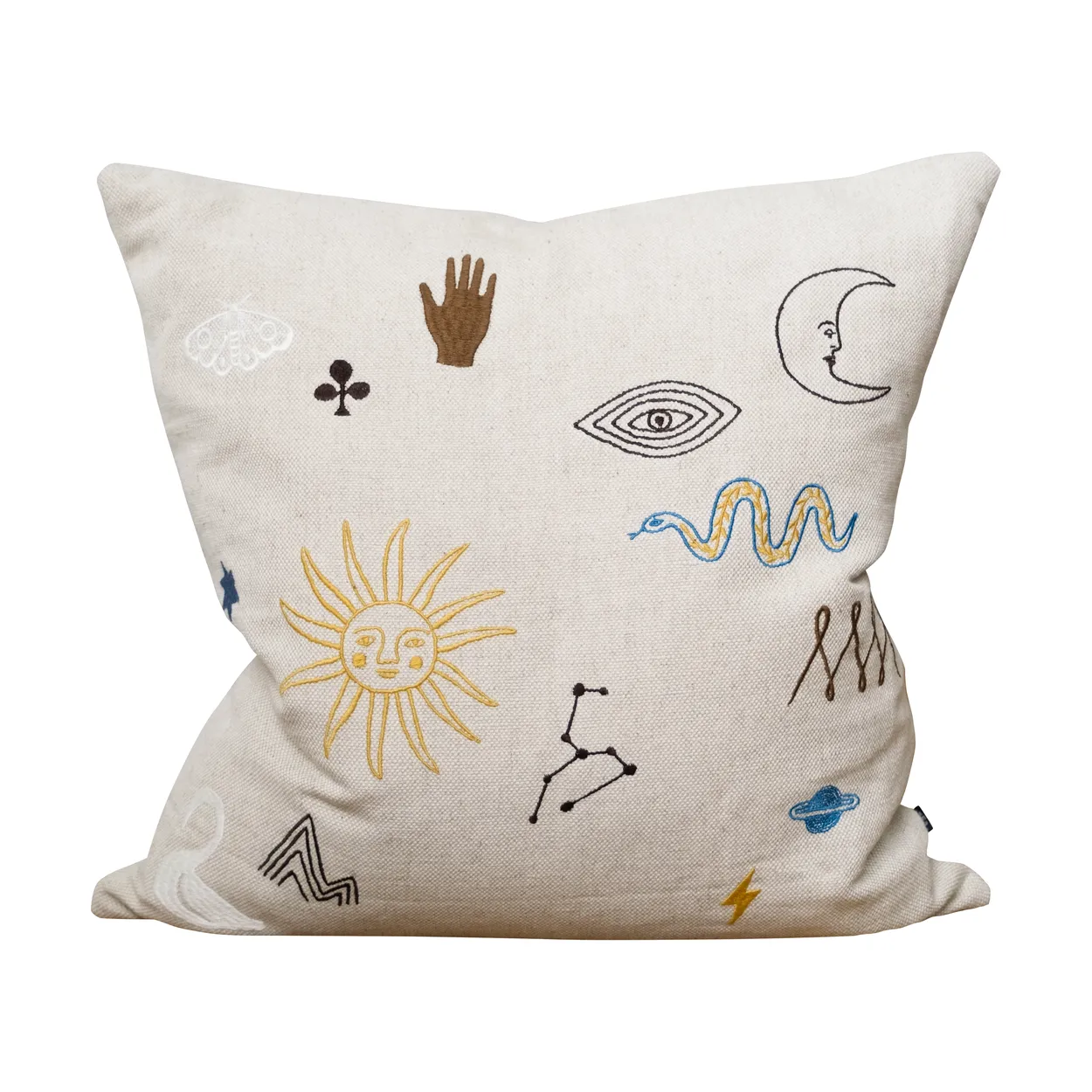 Fine Little Day Symbol pillowcase 48x48 cm Natural | Scandinavian Design | Cushion covers | Beige
