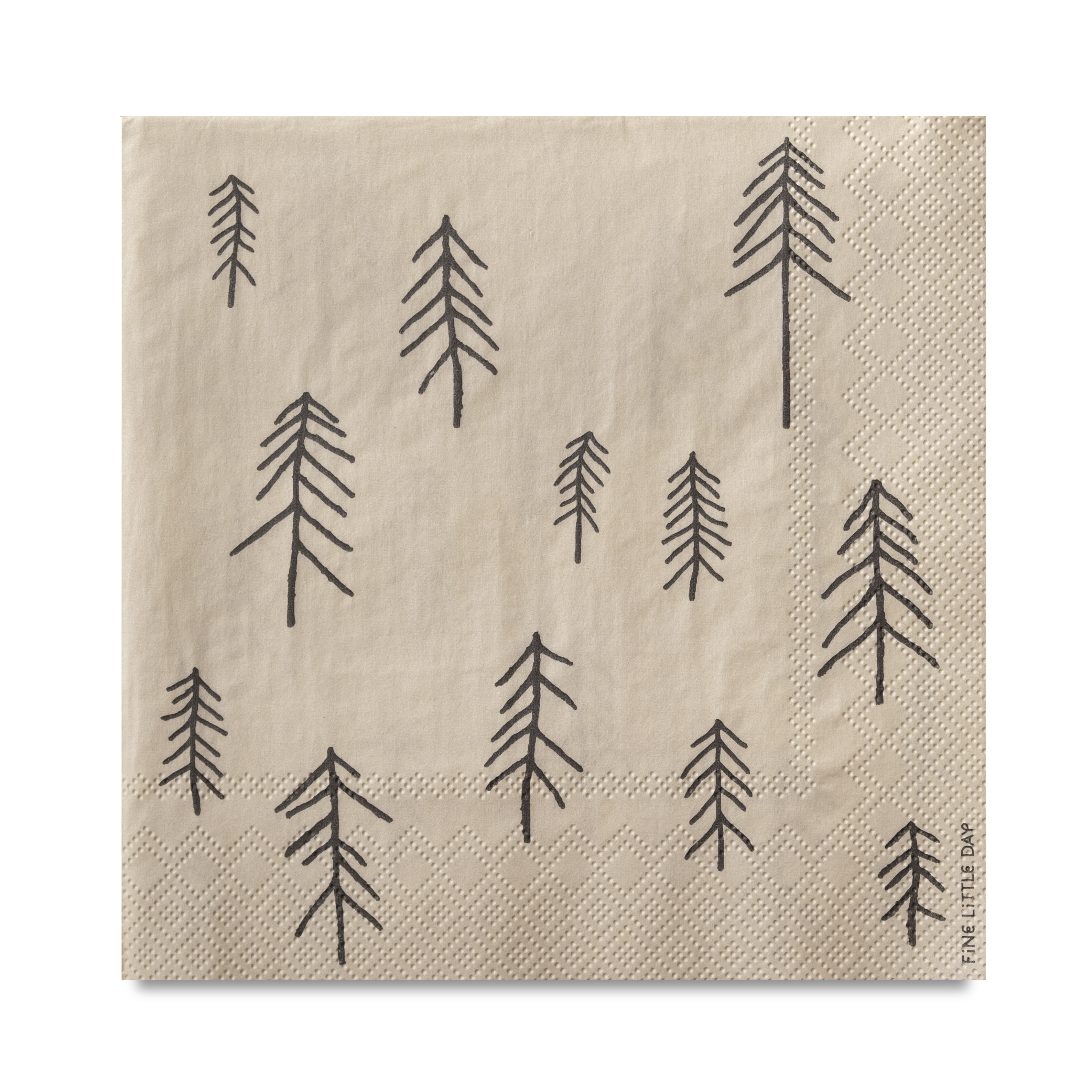 Pack of 20 ELKS Forest 3-PLY Nordic Style Christmas Tissue Paper Napkins 33cm x 33cm Serviettes