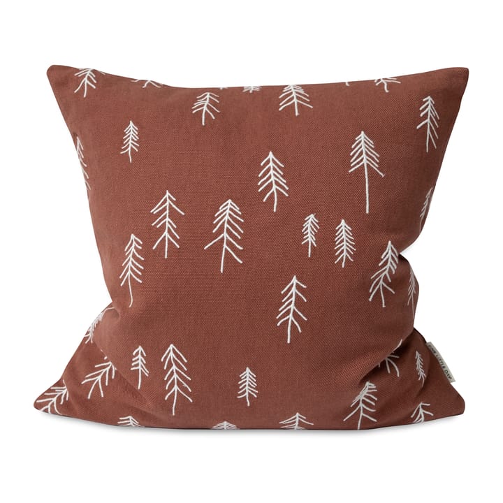 Tall pillowcase 48x48 cm - Terracotta-white - Fine Little Day