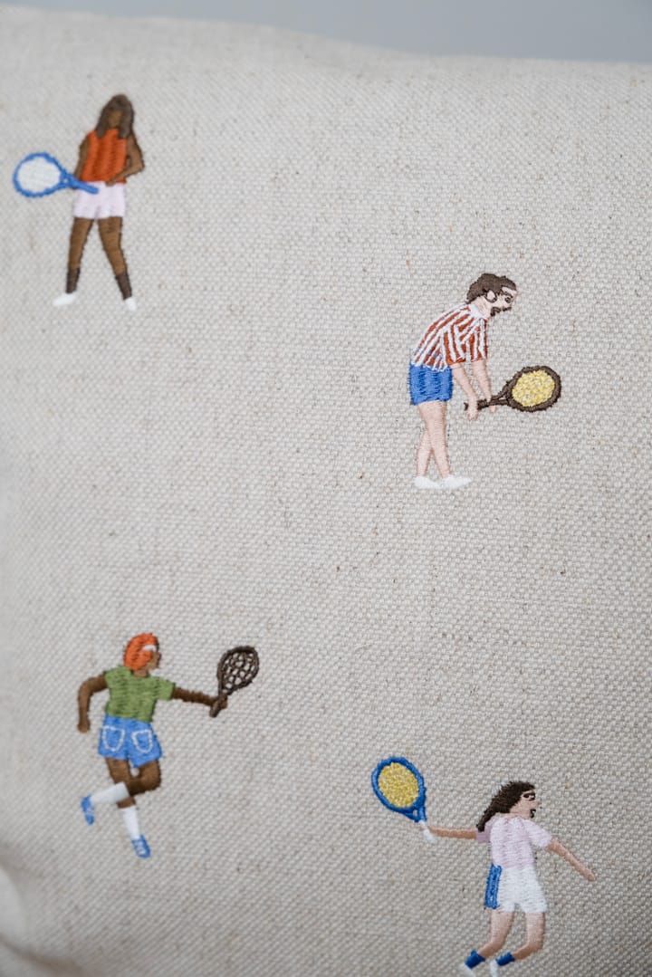 Tennis pillowcase 48x48cm - Natural - Fine Little Day