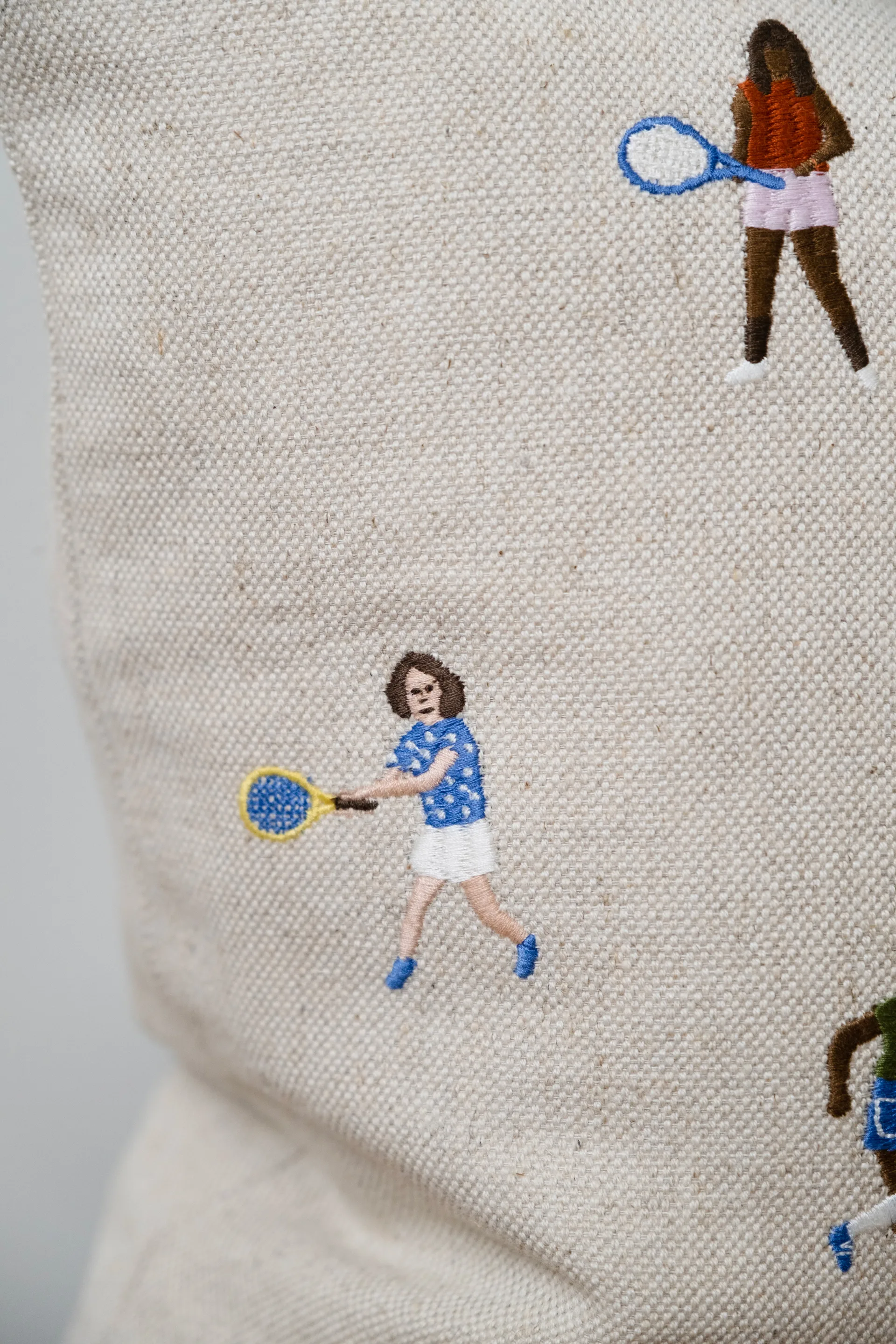 Tennis pillowcase 48x48cm, Natural Fine Little Day