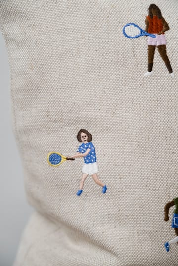 Tennis pillowcase 48x48cm - Natural - Fine Little Day