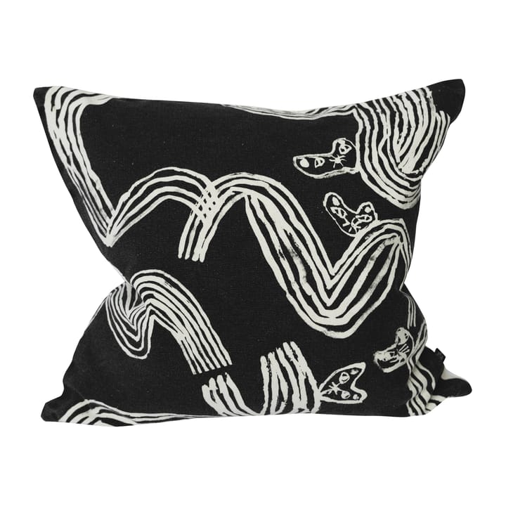 Tiger pillowcase 48x48 cm - Black - Fine Little Day