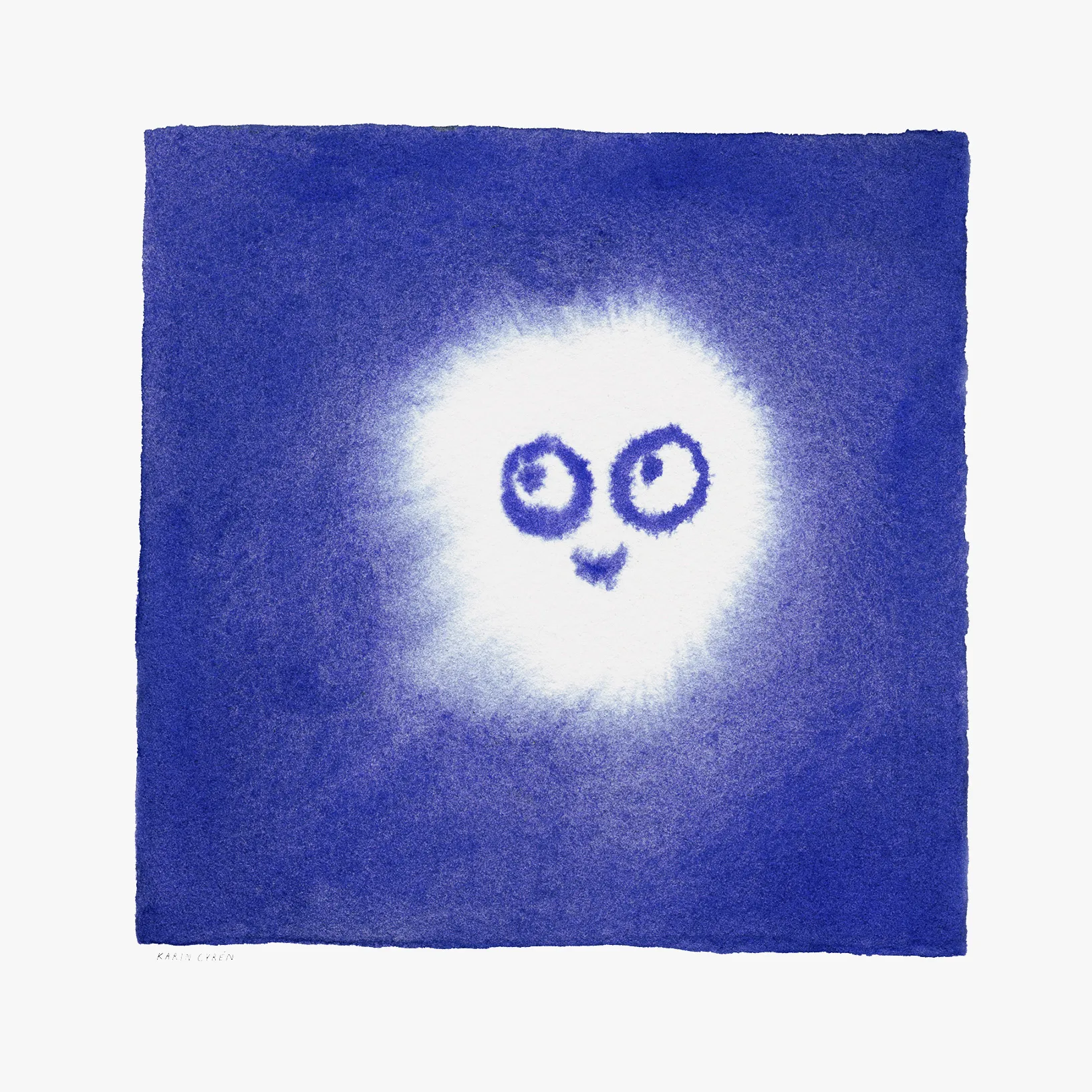 Tufs poster 50x50 cm, Blue-white Fine Little Day