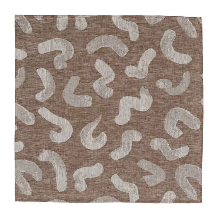 Udon kitchen towel 58x58 cm - Brown - Fine Little Day