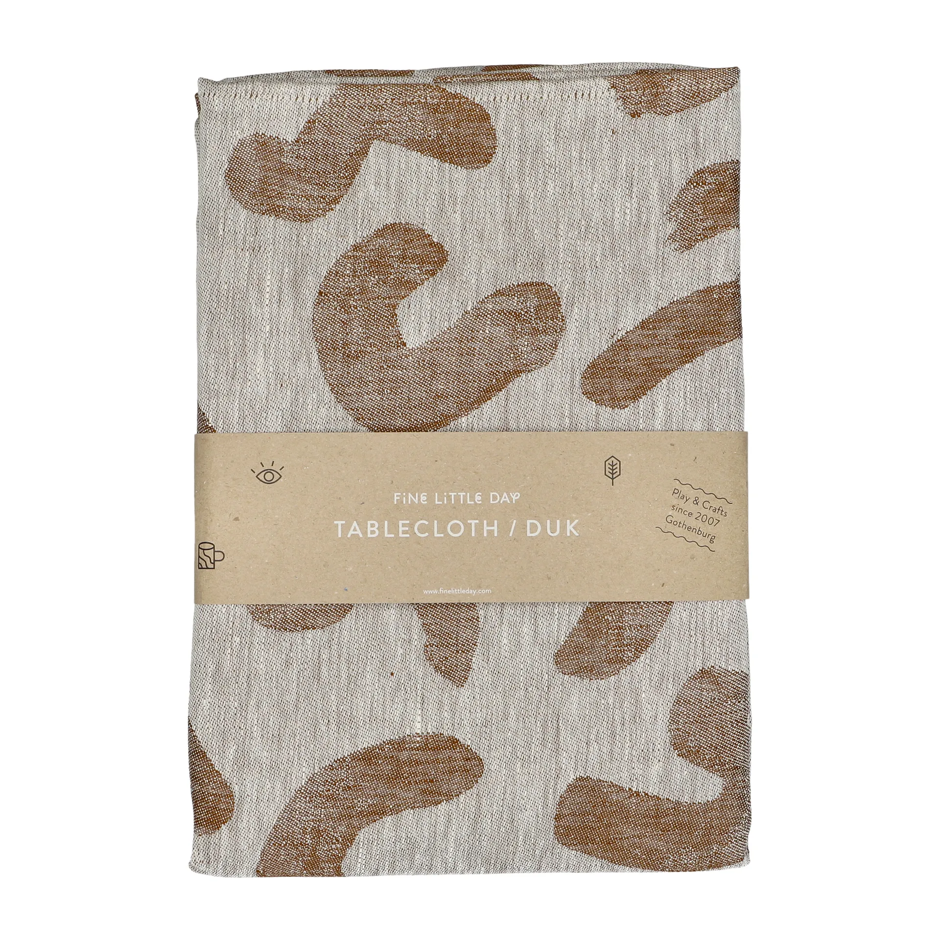 Udon tablecloth 147x250 cm, Brown Fine Little Day