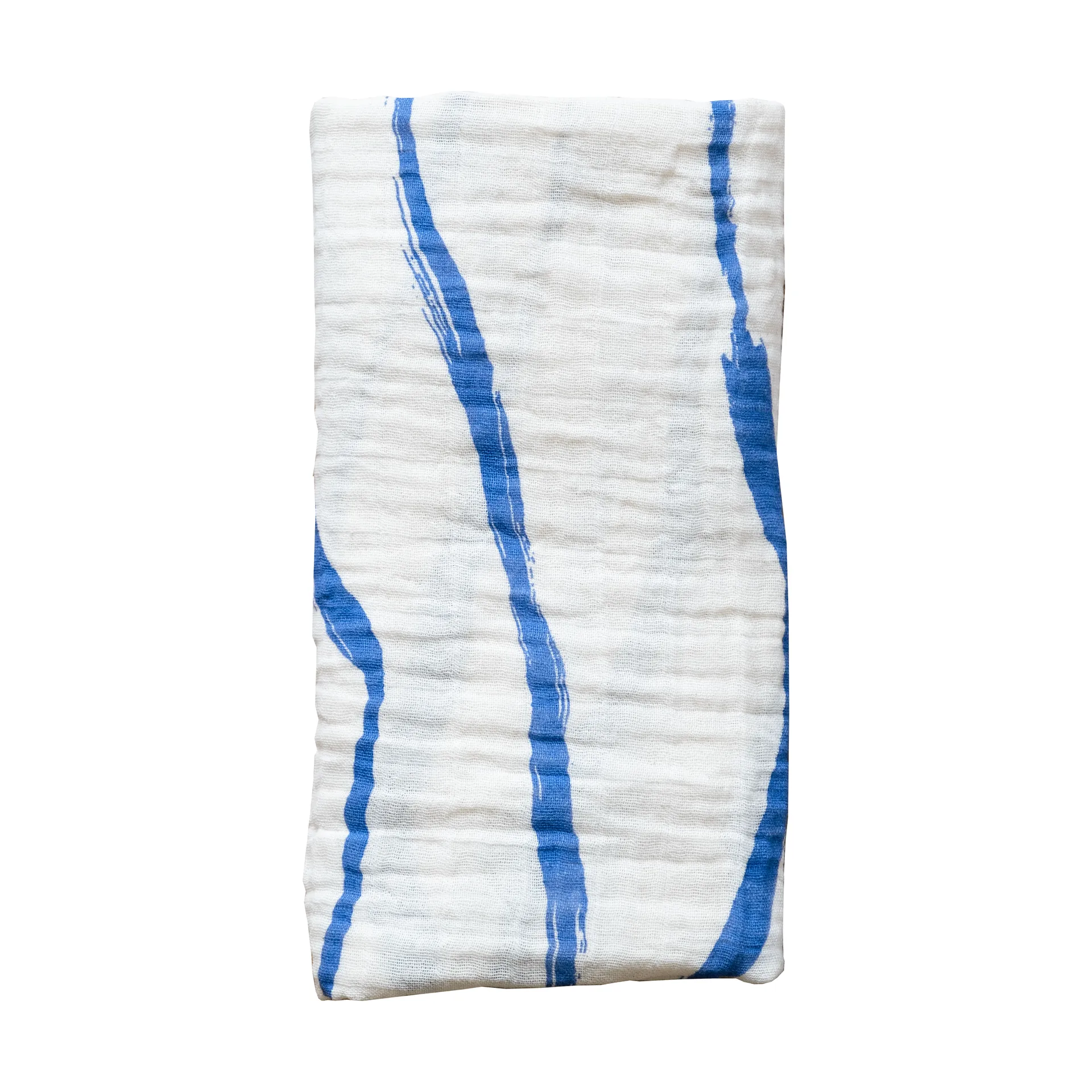 Våg muslin throw 120x120 cm, Blue Fine Little Day