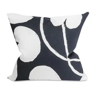 Water lilies cushion cover - blue-white, 48x48 cm - Fine Little Day