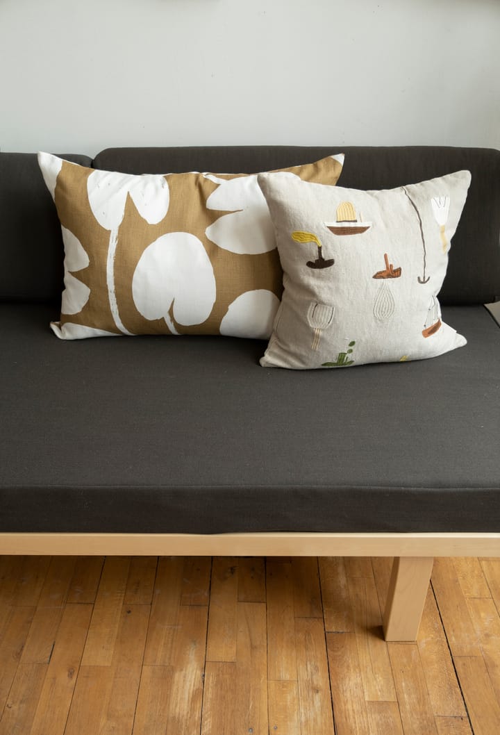Water lilies pillowcase 48x68 cm, Yellow-white Fine Little Day