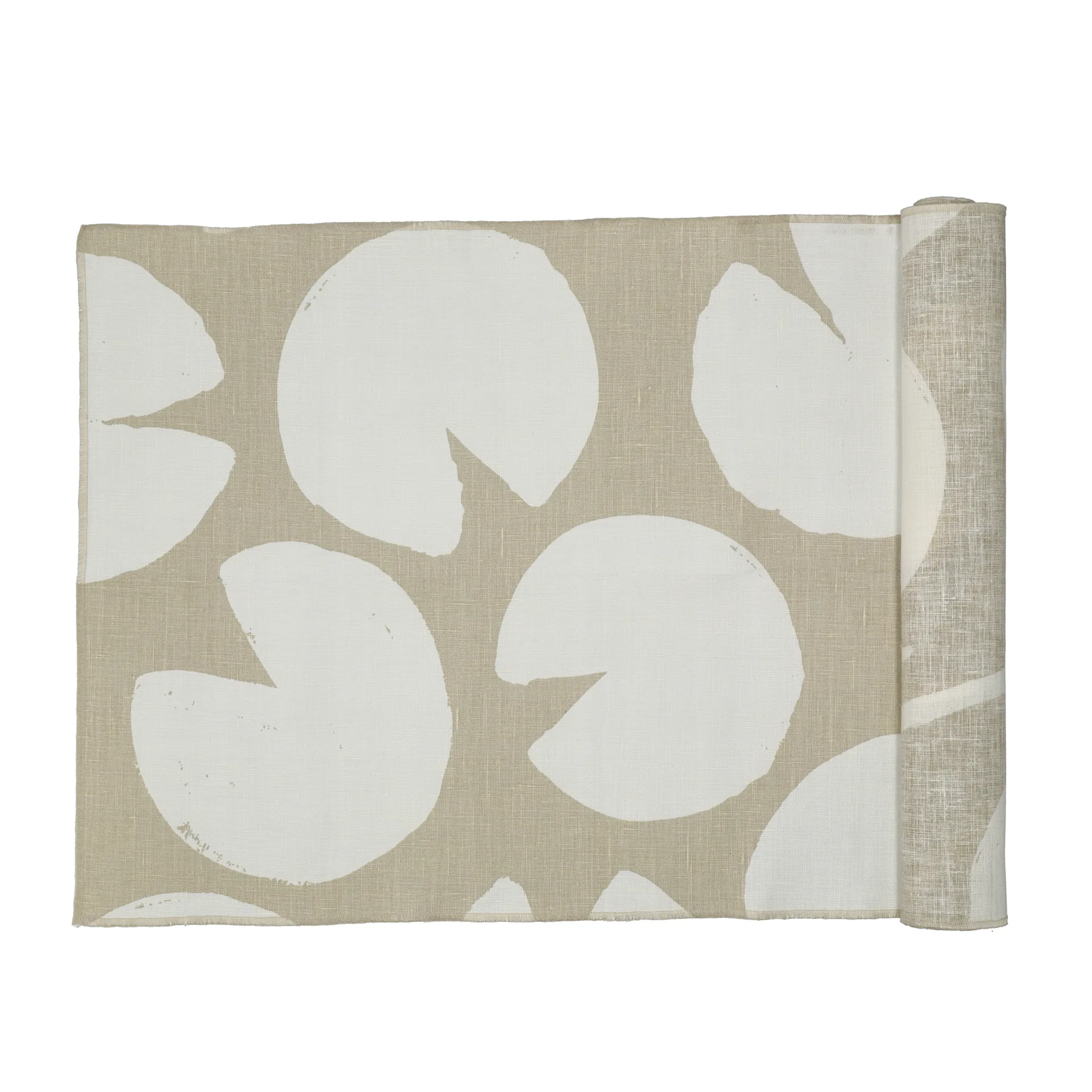 Water lilies tablerunner 45x150 cm, Sand-white Fine Little Day