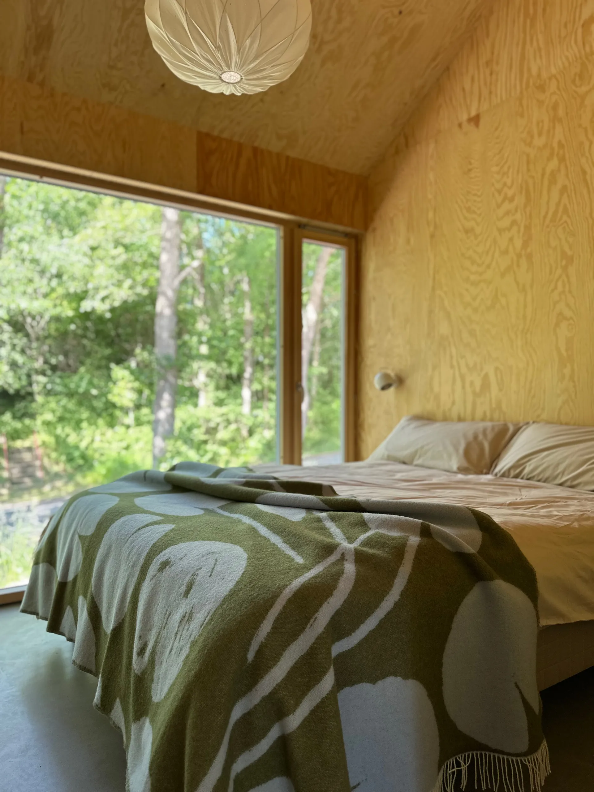 Water lilies throw 130x220 cm, Blue-green Fine Little Day